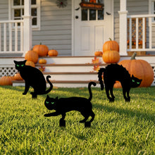 Load image into Gallery viewer, 3PACK Halloween Glow In The Dark Acrylic Yard Stake, Funny Grimace Pumpkin Pattern Lawn Sign, Spooky Ground Stake Ornament for Outdoor Patio Garden Halloween Lawn Scene Arrangement