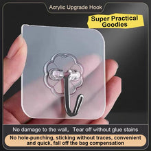 Load image into Gallery viewer, 10 sticky Heavy Duty Self Sticky Hooks
