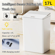 Load image into Gallery viewer, Sensor Garbage Can Plastic Trash Bin