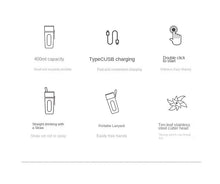 Load image into Gallery viewer, Portable Blender 400ml rechargeable