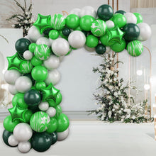Load image into Gallery viewer, 67PCS Dark Green Forest Nature Themed Balloon Garland Arch Kit, Star Balloon Set for Party Backdrop Decorations Supplies