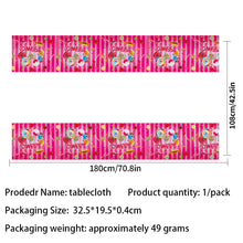 Load image into Gallery viewer, 92PCS Candyland Birthday Party Supplies Set, Lollipop Candy Party Decorations with Disposable Paper Plates, Cups, Napkins, Straws & Banner, Sweet Candy Theme Tableware for Kids Birthday Celebration