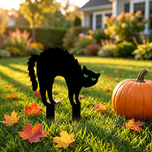Load image into Gallery viewer, 3PACK Halloween Glow In The Dark Acrylic Yard Stake, Funny Grimace Pumpkin Pattern Lawn Sign, Spooky Ground Stake Ornament for Outdoor Patio Garden Halloween Lawn Scene Arrangement