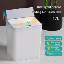 Load image into Gallery viewer, Sensor Garbage Can Plastic Trash Bin