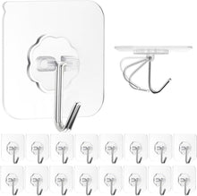 Load image into Gallery viewer, 10 sticky Heavy Duty Self Sticky Hooks