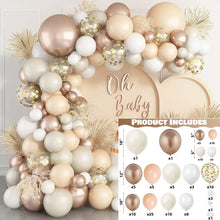 Load image into Gallery viewer, Champagne Gold Wedding Themed Balloon Garland Arch Kit, Pearlescent Balloon Chain Set for Wedding Birthday Party Decorations