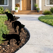 Load image into Gallery viewer, 3PACK Halloween Glow In The Dark Acrylic Yard Stake, Funny Grimace Pumpkin Pattern Lawn Sign, Spooky Ground Stake Ornament for Outdoor Patio Garden Halloween Lawn Scene Arrangement