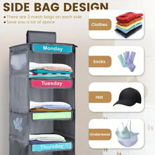 Load image into Gallery viewer, 5 Tier Shelf Hanging Closet Organizer