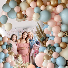 Load image into Gallery viewer, 144pcs Boho Balloon Garland Arch Kit, Nude Neutral Balloon Set for Engagement, Wedding Birthday Party Decorations