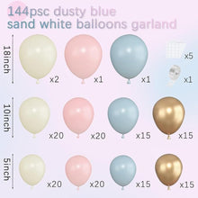Load image into Gallery viewer, 144pcs Boho Balloon Garland Arch Kit, Nude Neutral Balloon Set for Engagement, Wedding Birthday Party Decorations
