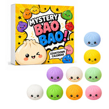 Load image into Gallery viewer, Christmas Party Supplies 9Pcs Set Mystery Bao Bao Countdown Calendar Advent Blind Box with Hanging Ornaments for Xmas Tree Home Tabletop Holiday Decorations Gift
