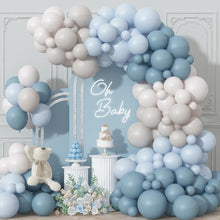 Load image into Gallery viewer, 84PCS Blue Balloon Arch Kit, Blue Balloon Garland Set for Birthday Party Wedding Baby Shower Decorations, DIY Balloon Chain Backdrop Party Supplies

