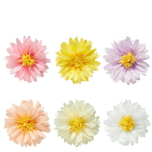 Load image into Gallery viewer, Multi-Color Pastel Daisy Floral Hanging Decorations, Flower Wall &amp; Ceiling Ornaments for Birthday, Wedding, Engagement, Classroom, Photo Backdrop, Banquet &amp; Sweet Theme Party Decor

