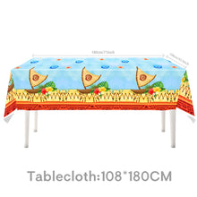Load image into Gallery viewer, 82PCS Ocean Themed Tropical Disposable Tableware Set, Under The Sea Party Supplies with Plates Napkins Cups Cutlery Banner Tablecloth for Birthday Baby Shower Pool Beach Luau Summer Party Decorations
