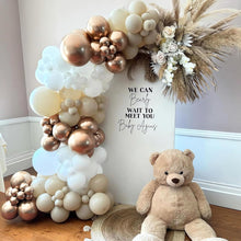 Load image into Gallery viewer, Champagne Gold Wedding Themed Balloon Garland Arch Kit, Pearlescent Balloon Chain Set for Wedding Birthday Party Decorations
