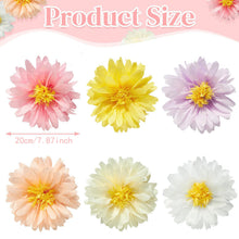 Load image into Gallery viewer, Multi-Color Pastel Daisy Floral Hanging Decorations, Flower Wall &amp; Ceiling Ornaments for Birthday, Wedding, Engagement, Classroom, Photo Backdrop, Banquet &amp; Sweet Theme Party Decor

