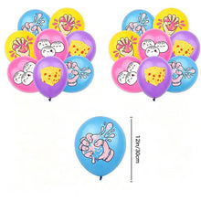 Load image into Gallery viewer, Party decoration in Colombia Party decoration in Colombia Bun Theme Birthday Decor Set, Banner, Cake Topper &amp; Balloons, Kids Birthday Party Supplies
