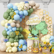 Load image into Gallery viewer, 126PCS Woodland Forest Style Balloon Arch Garland Set, Balloon Chain Kit for Birthday Theme Party Background Layout Supplies
