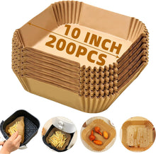 Load image into Gallery viewer, Square Air Fryer Paper / 200PCS 10 Inch
