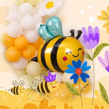 Load image into Gallery viewer, 119PCS Daisy Bee Themed Balloon Arch Garland Set, Balloons for Gender Reveal, Birthday and Anniversary Backdrop Decor Supplies
