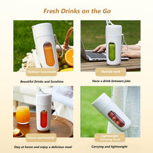 Load image into Gallery viewer, Portable Blender 400ml rechargeable
