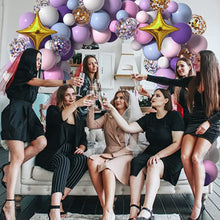 Load image into Gallery viewer, 129PCS Unicorn Pastel Rainbow Balloon Garland Kit, Macaron Balloon Arch Decorations for Unicorn Birthday Party, Baby Shower, Wedding, Kids Celebration &amp; Photo Backdrop

