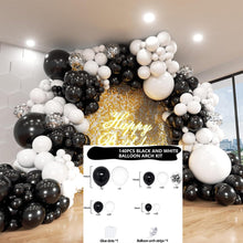 Load image into Gallery viewer, 140PCS Balloon Garland Kit, Balloon Arch Decoration Set for Birthday Party, Wedding, Opening Ceremony, Baby Shower, Event Backdrop Party Supplies
