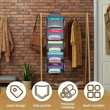 Load image into Gallery viewer, 5 Tier Shelf Hanging Closet Organizer
