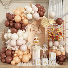 Load image into Gallery viewer, 89PCS Orange Balloon Garland Kit, Orange Balloon Arch Decoration Set for Birthday Party Anniversary Celebration, Halloween Fall Party Supplies Event Decor
