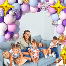 Load image into Gallery viewer, 129PCS Unicorn Pastel Rainbow Balloon Garland Kit, Macaron Balloon Arch Decorations for Unicorn Birthday Party, Baby Shower, Wedding, Kids Celebration &amp; Photo Backdrop
