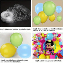 Load image into Gallery viewer, 80s Retro Disco Balloon Arch Garland Kit, Hot Pink Yellow Light Blue Balloon Set for 80s Theme Birthday Party, Anniversary, Disco Night, Retro Celebration &amp; Event Backdrop Decorations
