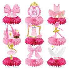 Load image into Gallery viewer, GDGDTOO Ballet Party Decorations Kit - Ballerina Themed Honeycomb Centerpieces and Table Decor for Celebration &amp; Themed Gathering Party Decorations
