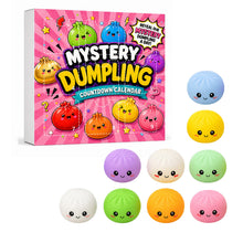 Load image into Gallery viewer, Christmas Party Supplies 9Pcs Set Mystery Bao Bao Countdown Calendar Advent Blind Box with Hanging Ornaments for Xmas Tree Home Tabletop Holiday Decorations Gift
