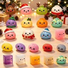 Load image into Gallery viewer, Christmas Countdown Calendar 2026 with 24 Assorted Mini Squishies，White
