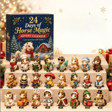 Load image into Gallery viewer, Christmas Party Supplies Advent Calendar Blind Box with Acrylic Hanging Ornaments for Christmas Tree Surprise Gift Box for Holiday Decor Xmas Party Decoration
