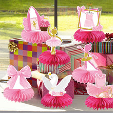Load image into Gallery viewer, GDGDTOO Ballet Party Decorations Kit - Ballerina Themed Honeycomb Centerpieces and Table Decor for Celebration &amp; Themed Gathering Party Decorations
