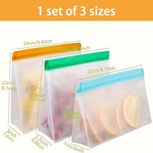 Load image into Gallery viewer, 3 Pack Freezer Bags
