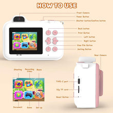 Load image into Gallery viewer, Children's Camera Instant Print
