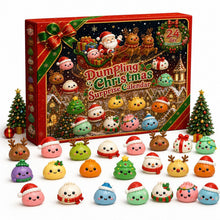 Load image into Gallery viewer, Christmas Countdown Calendar 2026 with 24 Assorted Mini Squishies，White
