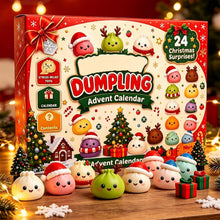 Load image into Gallery viewer, Christmas Countdown Calendar 2026 with 24 Assorted Mini Squishies，White
