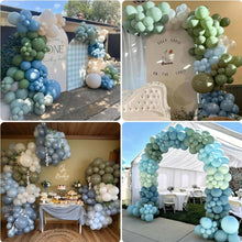 Load image into Gallery viewer, 99PCS Morandi Blue Green Balloon Garland Arch Kit, Balloon Chain Set for 1st Birthday Banquet Welcome Backdrop Decorations

