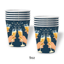 Load image into Gallery viewer, 90PCS Bachelorette Disposable Tableware Party Supplies Set, Paper Plates, Napkins, Paper Cups &amp; Cutlery Kit, Bridal Single Theme Table Decorations for Friends Gathering, Pre-Wedding Hen Night &amp; Birthday Celebration Indoor Table Layout Ornaments
