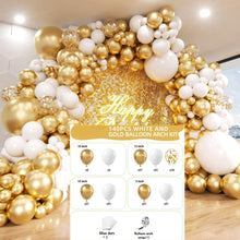 Load image into Gallery viewer, 140PCS Balloon Garland Kit, Balloon Arch Decoration Set for Birthday Party, Wedding, Opening Ceremony, Baby Shower, Event Backdrop Party Supplies

