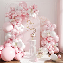 Load image into Gallery viewer, Macaron Pastel Balloon Arch Garland Set, Balloon Kit for Baby First Birthday Party Backdrop Layout Supplies
