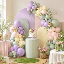 Load image into Gallery viewer, 122PCS Balloon Garland Kit, DIY Balloon Arch Decoration Set for Birthday Party Wedding Celebration, Balloon Chain Backdrop Supplies for Party Decor
