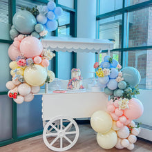 Load image into Gallery viewer, Pastel Pink Light Blue Sage Green Cream Balloon Garland Arch Kit, Multi Tone Balloon Set for Birthday Party, Wedding, Bridal Shower, Graduation, Bachelorette, Engagement &amp; Celebration Backdrop Decorations
