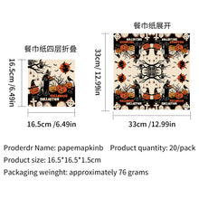 Load image into Gallery viewer, 90PCS Halloween Pumpkin &amp; Black Cat Party Supplies Set, Spooky Halloween Decorations with Disposable Paper Plates, Cups, Napkins &amp; Cutlery, Black Cat Theme Tableware for Costume Party, Birthday &amp; Family Gathering

