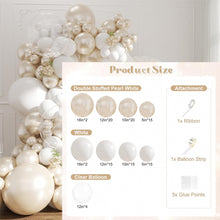 Load image into Gallery viewer, Macaron Pastel Balloon Arch Garland Set, Balloon Kit for Baby First Birthday Party Backdrop Layout Supplies
