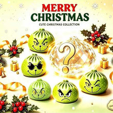 Load image into Gallery viewer, Randomly Select 1 PCS Grinch Christmas Edition Green Monster Green Monster Baozi Stress Relief Squeezing Fun Blind Box Creative Simulation Venting Toy
