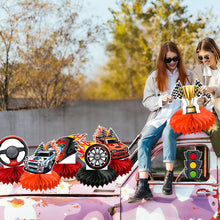 Load image into Gallery viewer, GDGDTOO Racing Party Decorations Kit - Race Car Themed Honeycomb Centerpieces and Table Decor for Sports &amp; Racing Celebration Party Decorations
